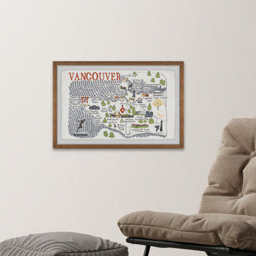"Magnificent Vancouver II" Framed Painting Print