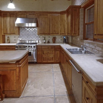 Adobe Houses with Molding Drawer Fronts