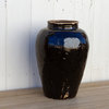Tall Glazed Brown Martaban Jar