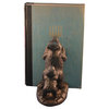 Bear Family with Cubs Bookends Figurine - Metal - Cast Iron - Pair