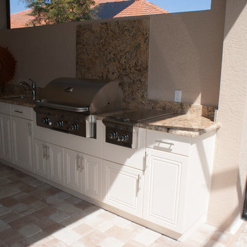 Weatherproof Polymer Cabinetry in Southwest FloridaOutdoor Kitchen - Naples, Fl