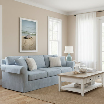Baby Loggerhead Sea Turtle Coastal Wall Art Prints