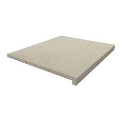 Warm Beige Porcelain Steps - Paving, Stones & Walling
