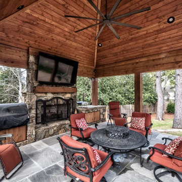 Collierville Kitchen, Scullery, Laundry Rm, Outdoor Kitchen Pavilion