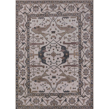 Ahgly Company Indoor Rectangle Mid-Century Modern Area Rugs, 5' x 8'