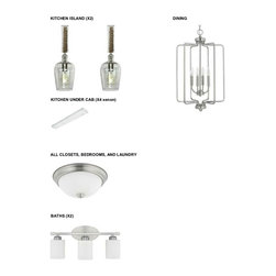 Lighting and Fans for Rose Cottage I - Products