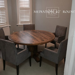 Round Reclaimed Wood Tables - Products
