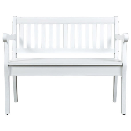 Artisan'S Craft Storage Bench, Weathered White