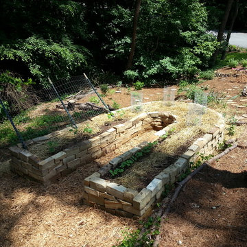 Rock Raised Veggie Garden Bed