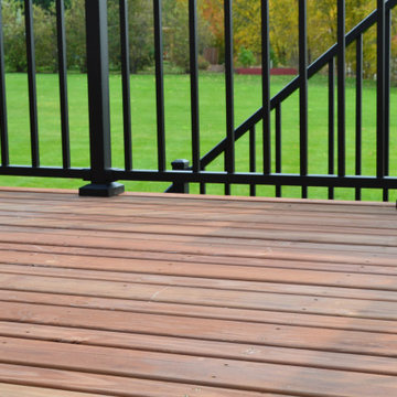 Brown Wood Deck