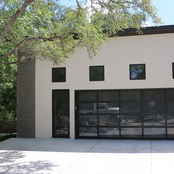 Full-view overhead garage doors