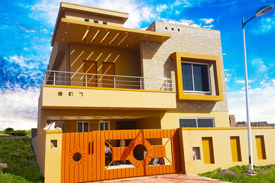 Inspiration for a modern home design remodel in Other