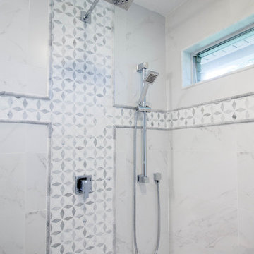 Intracoastal Grey & White Master Bath