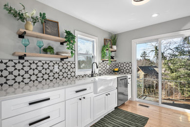 Transitional kitchen photo in Other