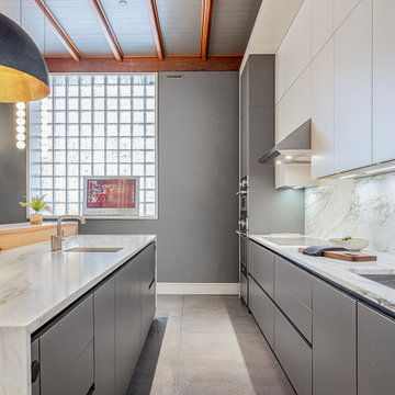 Modern Loft Kitchens in Cambridge, MA