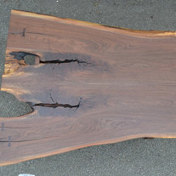 Live Edge Walnut Executive Desk - Desks And Hutches
