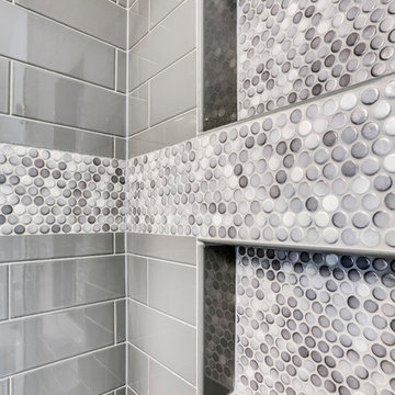 Transitional Small Bathroom Design Alexandria, VA