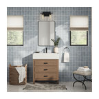 Berkshire Bathroom Vanity, Reclaimed Fir, 30", Single Sink, Freestanding