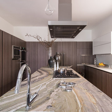 Contemporary River Jade Kitchen Island