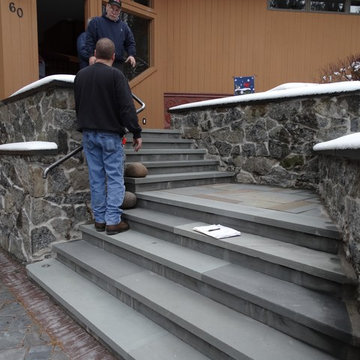 Heated driveway and steps