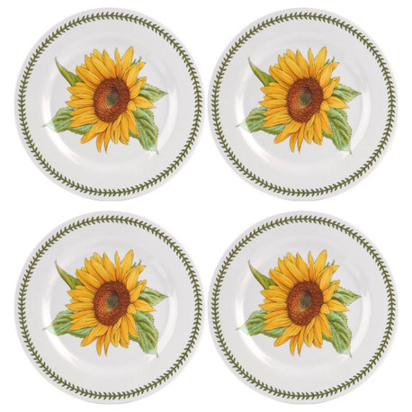 Portmeirion Botanic Garden Set of 4 Melamine Dinner Plates, 11"