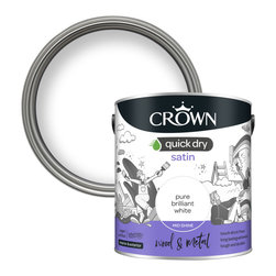 Quick Dry Satin - Pure Brilliant White - Paint