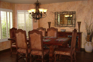 Inspiration for a dining room remodel in Phoenix