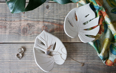 DIY: Jewelry Tray Takes the Form of a Leaf