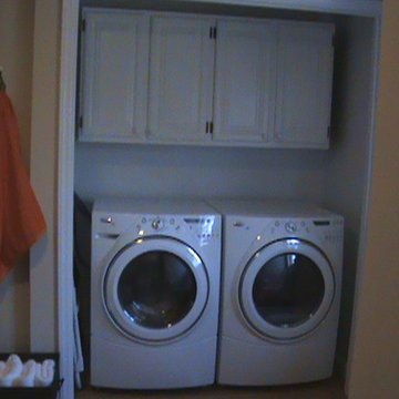 Laundry in the Master Bath, perfect and clean looking