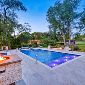Custom Pool, Spa & Outdoor Living Space - Arlington Heights, IL