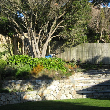 One larger garden from two sections in Roseneath, Wellington