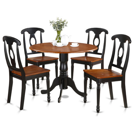 5 Pc Small Kitchen Table Set -Table And 4 Dinette Chairs