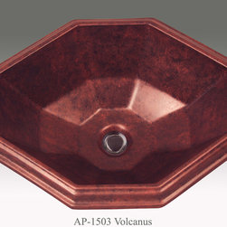 Hand Painted Drop-in Sinks by Atlantis - Bathroom Sinks
