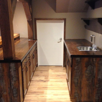 Rustic Royal Oak Basement