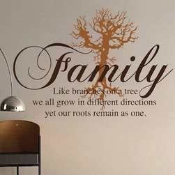 Family Like Branches - Wall Decals