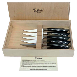 Coltelleria Saladini - Steak Knife - Set of 6 - Olive Wood