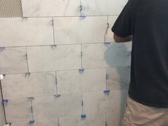 Urgent help: 1/16" vs. 1/8" grout for bathroom tiles?