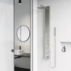 VIGO Bowery Square Spray Head Shower System With Tub Filler, Stainless