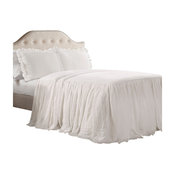 Ruffle Skirt, White, 3-Piece, Q