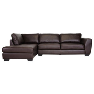 Leather Sofa Dobson Leather Sofa Dobson, Dobson Black Leather Modern Sectional Sofa