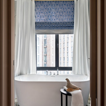 Квартира в Москве с ванной мечты. Дизайнер Виктория Байкова. Публикация ИВД.