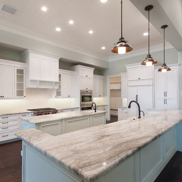 Coastal inspired estate sited on over one acre on Lake Butler in Windermere
