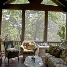 Screened in back porch
