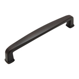 Cosmas - Solid Metal - Gorgeous Cabinet and Furniture Pulls with 5" Hole Centers, Oil Rub - Cabinet And Drawer Handle Pulls