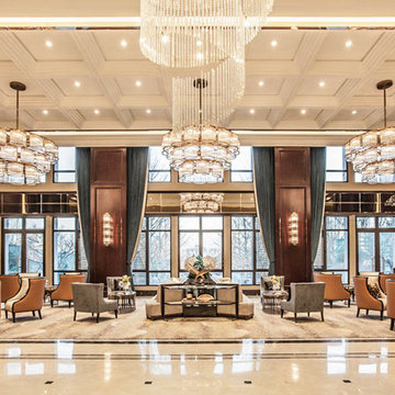 Elegant Lobby + Model Home Design