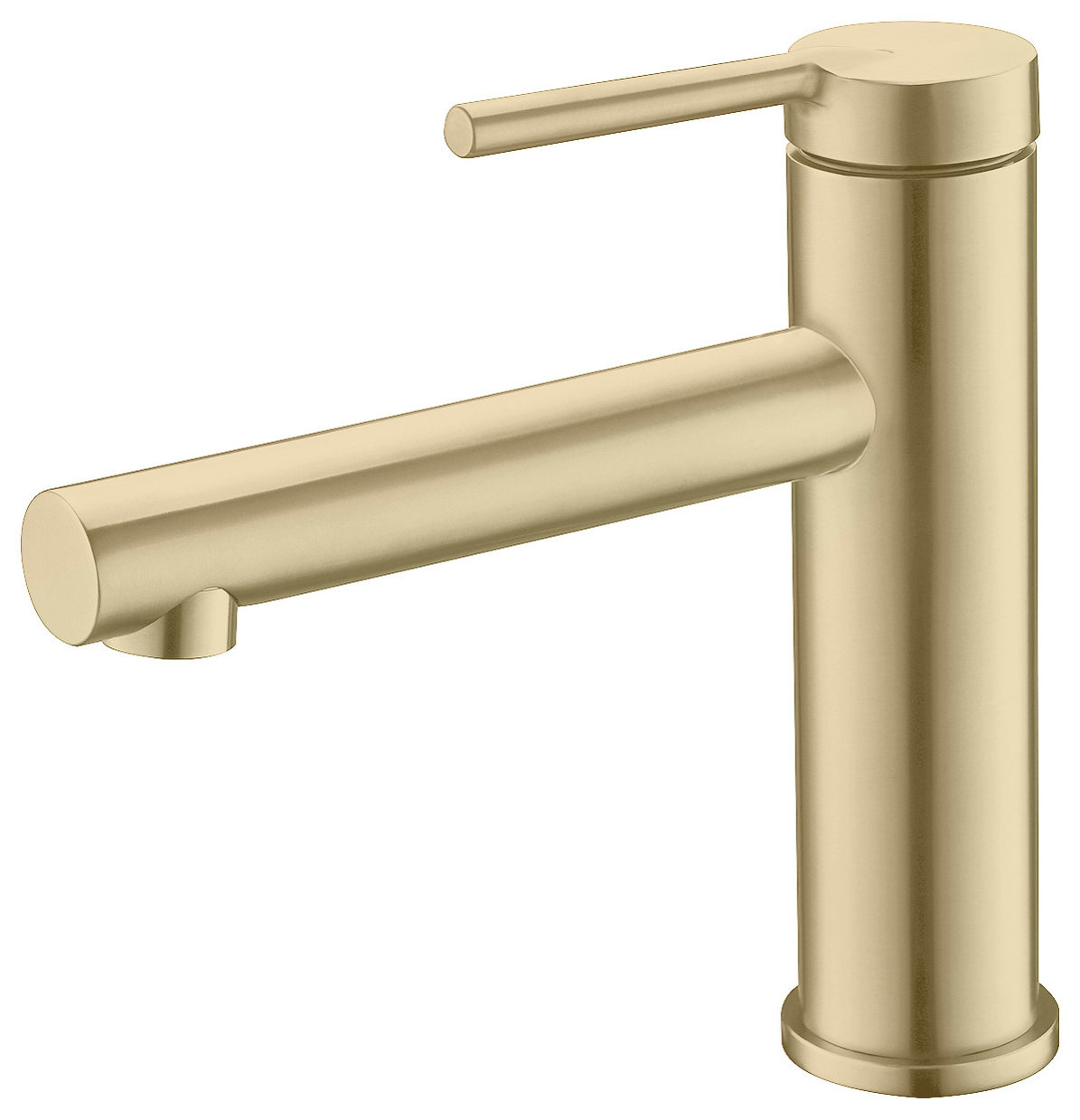 STYLISH Single Handle Modern Bathroom Faucet Basin Sink Faucet, Gold Finish