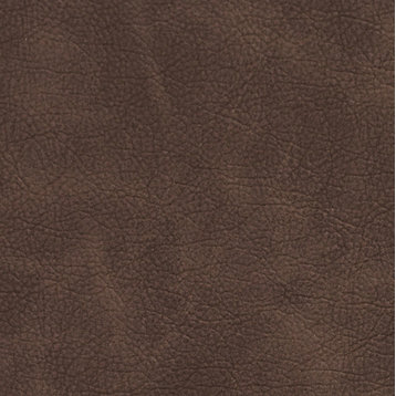 Saddle Brown Matte Distressed Breathable Leather Look Upholstery By The Yard