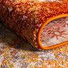 Unique Loom Orange Estrella Sierra 2' 2 x 6' 7 Runner Rug