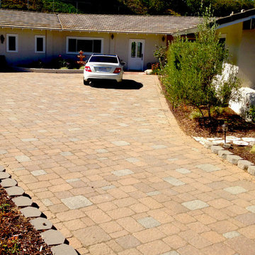 PAVERS - BACKYARD & DRIVEWAY