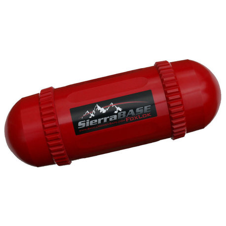 Hidden Secret Security Safe - Just below ground surface and out of sight., Red